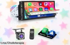 Descubre la radio de coche Hikity 1 DIN con pantalla táctil, el ofertón que transforma tus viajes: ¡conéctate y disfruta al instante! No te lo pierdas, es un chollo.