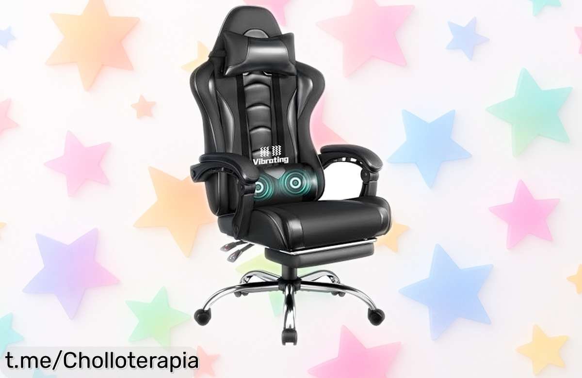 Descubre la silla de oficina gaming Yaheetech con masaje lumbar y reposapiés a un precio de locura, ¡siente el confort mientras trabajas o juegas como nunca!