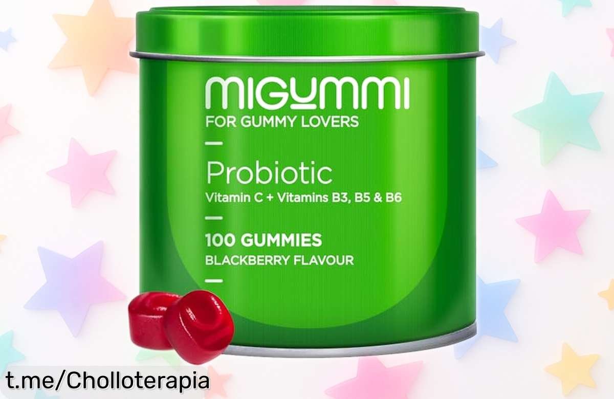 Descubre las gominolas probióticas que cuidan tu barriga y dicen adiós a los gases, ¡100 unidades de pura delicia por un precio loco! No te quedes sin ellas.