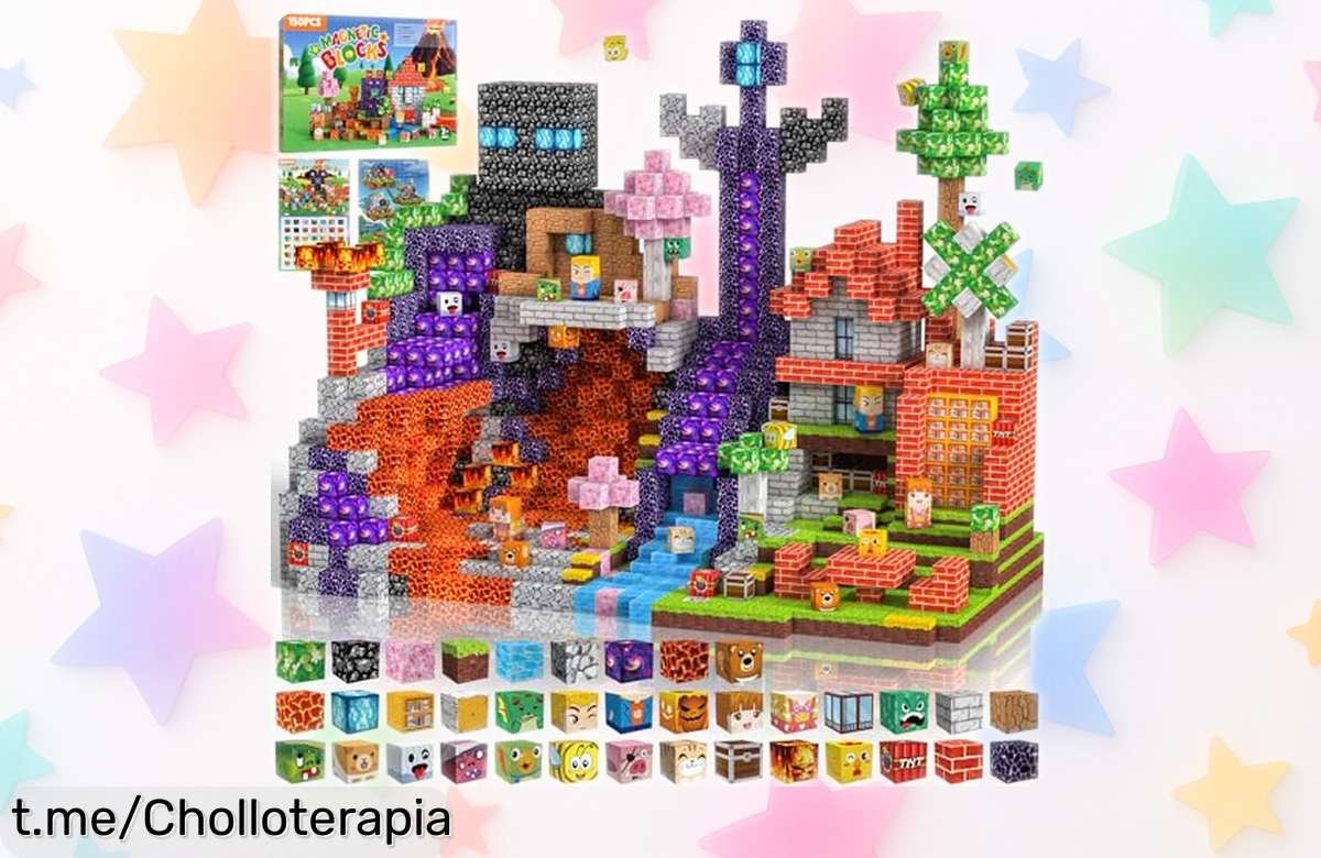 Descubre los bloques magnéticos de 150 piezas que potencian la creatividad y son súper fuertes, ¡están a un precio regalado! No dejes pasar esta oportunidad única.