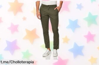 Descubre los pantalones chinos pitillo Amazon Essentials que sientan de lujo y ahora a un precio de ganga; ¡aprovéchalos antes que se acaben!