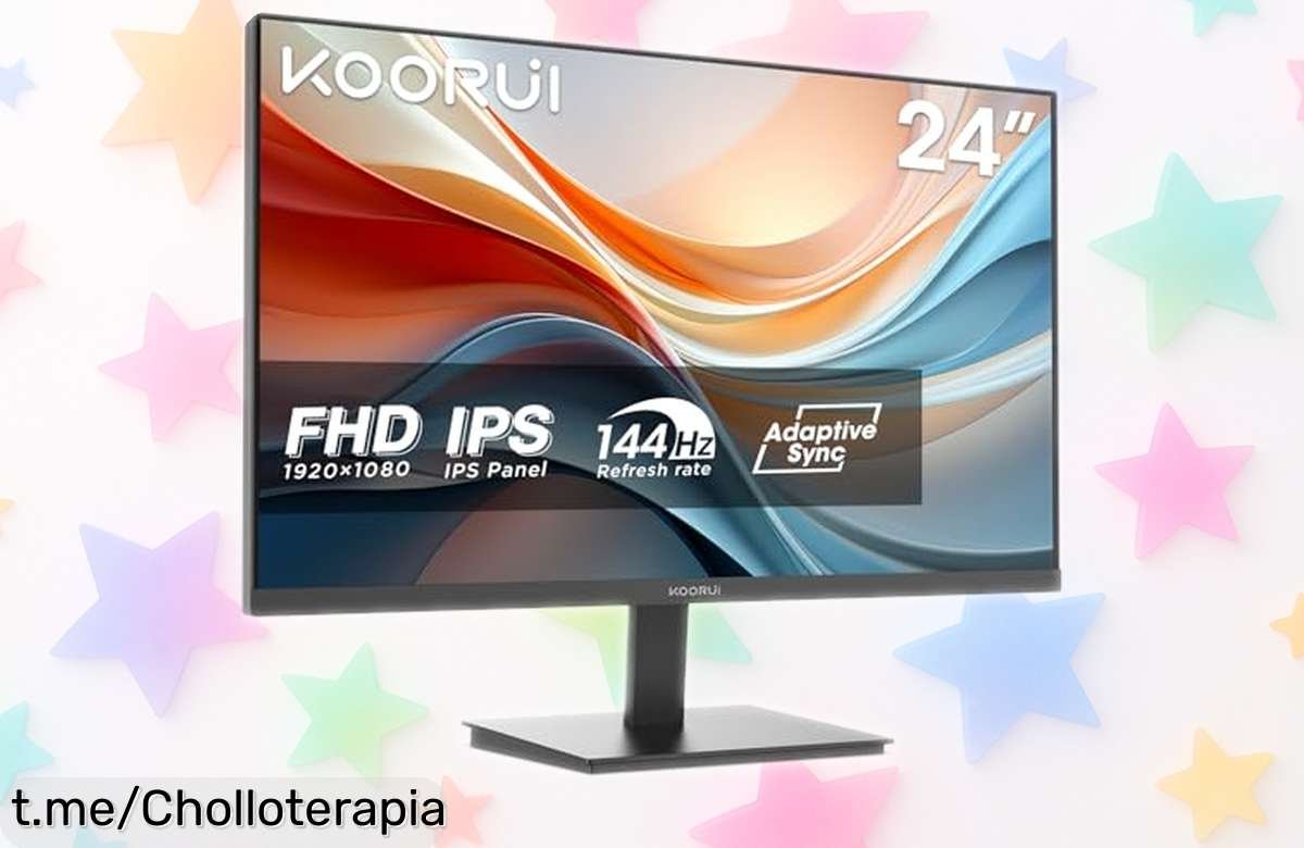 Deslumbrante pantalla de 24” KOORUI E2411K con colores reales y 144Hz, oferta limitada que hará vibrar tus juegos ¡llévate este chollazo antes de que se agote!