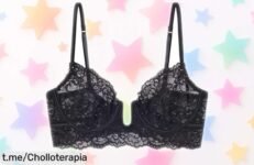 Deslumbrante sujetador bustier de Women’secret con aros y lentejuelas, la oferta brutal que hará brillar tu sensualidad sin vaciar tu bolsillo. ¡No se te escape!