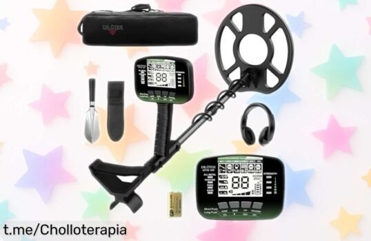 Detecta tesoros ocultos con el detector de metales DR.ÖTEK, ligero y fácil: ¡ahora a un precio que no se repite! La aventura te espera, ¡hazlo tuyo ya!