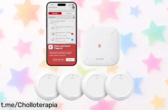 Detector de fugas de agua inalámbrico XSense SBS50: ofertón increíble con alerta en app y alarma potente, ¡no te quedes seco, actúa ya antes de que se escape la oportunidad!
