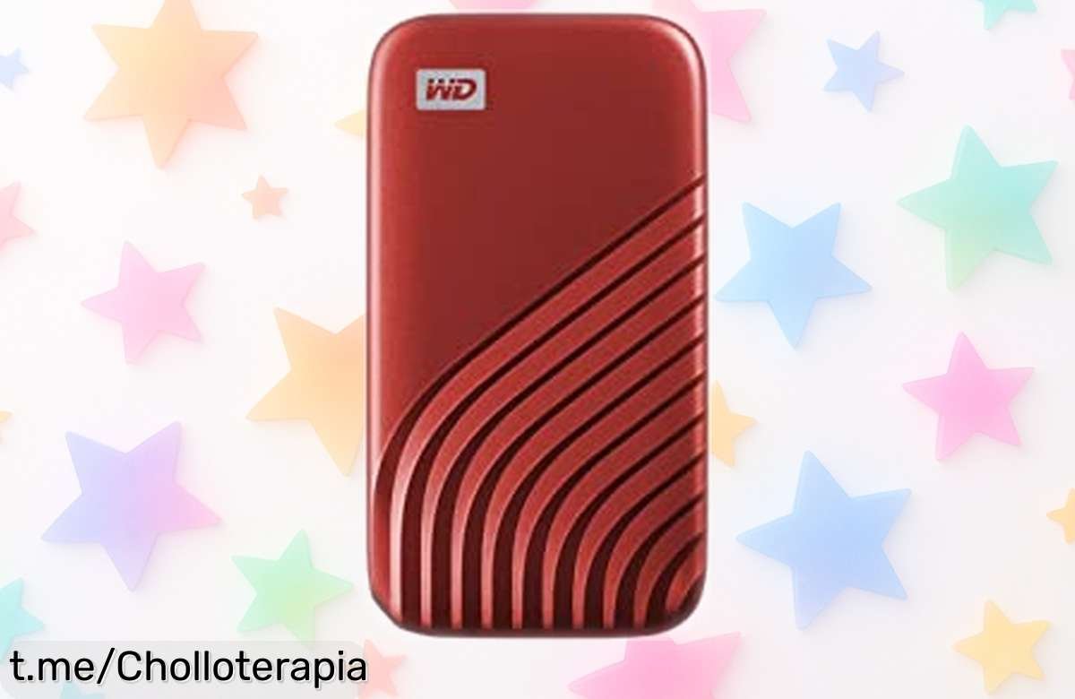 Disco duro externo SSD portátil WD My Passport 1TB, el ofertón que te vuela a 1050 MB/s y sostiene todo lo que necesites. ¡No dejes pasar esta oportunidad antes de que se agote!