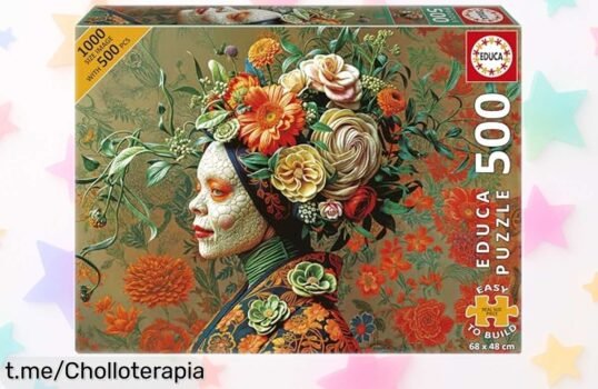 Disfruta de horas de diversión con el puzzle Educa de 500 piezas, ¡ahora a precio loco! No te pierdas la oportunidad de enmarcar tus creaciones y compartir momentos inolvidables.