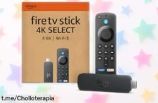 Disfruta de tus pelis y series favoritas con el Fire TV Stick 4K Select de Amazon a un precio que no se ve en ningún lado, ¡aprovecha este chollo antes de que vuelen!