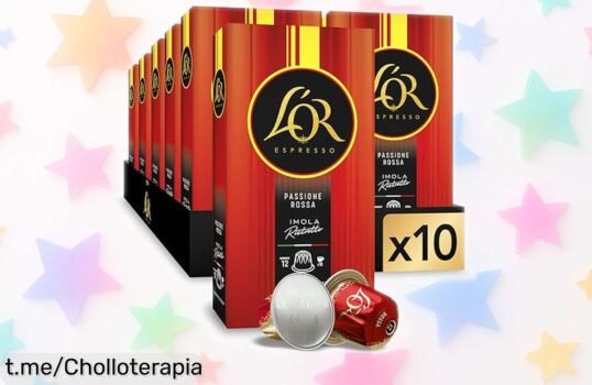 Disfruta de un pack de 100 cápsulas L'OR Espresso Imola Ristretto con tueste oscuro a precio loco, ¡haz que cada café sea una experiencia única antes de que se agoten!