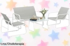 Disfruta del verano con el increíble conjunto de jardín Outsunny, ¡muebles resistentes y elegantes a un precio que no puedes dejar escapar!