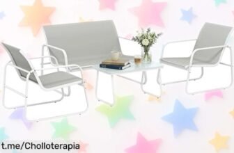 Disfruta del verano con el increíble conjunto de jardín Outsunny, ¡muebles resistentes y elegantes a un precio que no puedes dejar escapar!