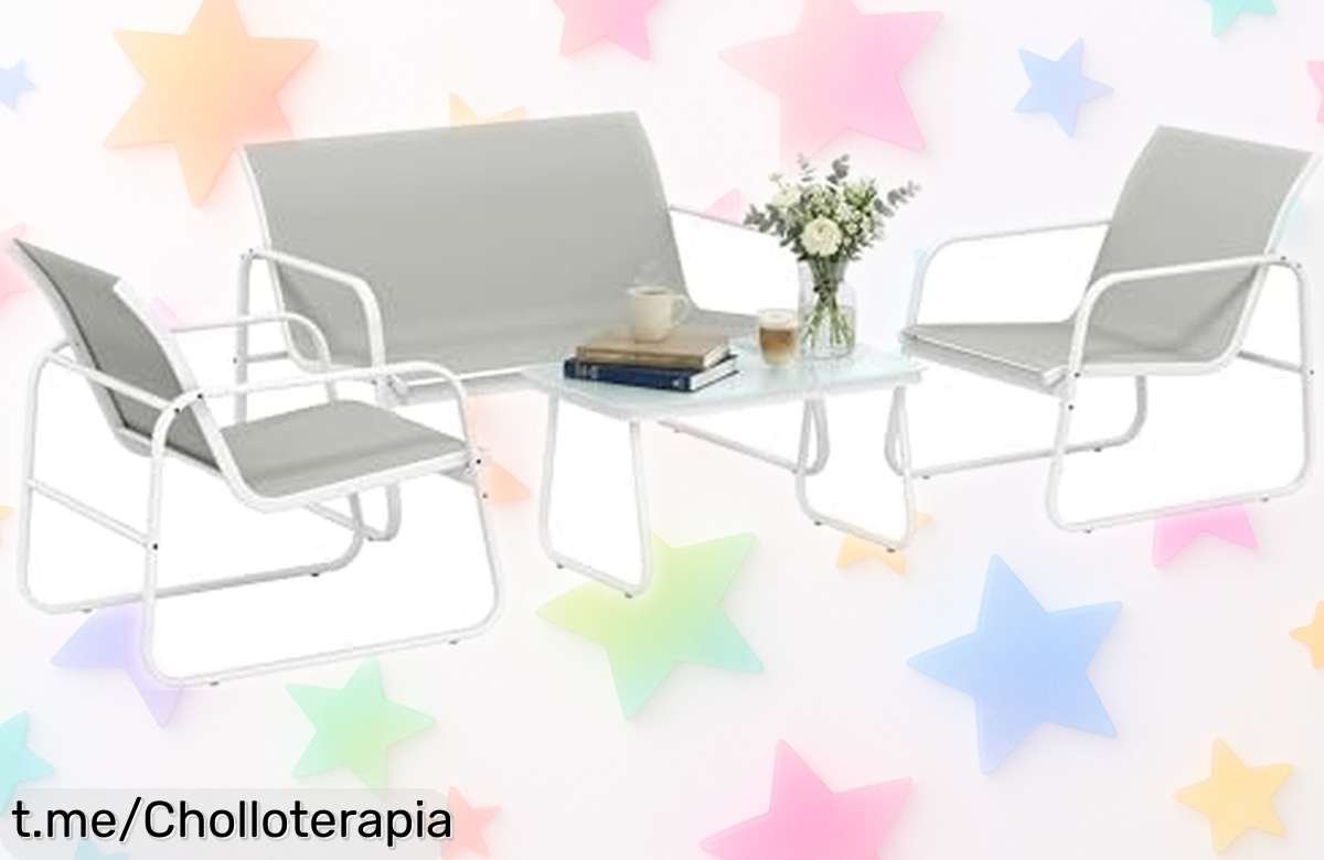 Disfruta del verano con el increíble conjunto de jardín Outsunny, ¡muebles resistentes y elegantes a un precio que no puedes dejar escapar!