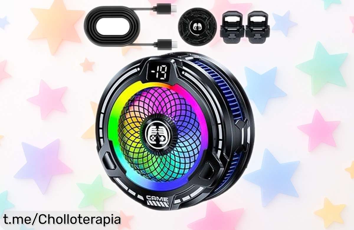 Disipador magnético portátil Patifirst para móvil y tablet: cuidará tu dispositivo en juegos mientras disfrutas de un ofertón que no querrás dejar pasar. ¡Hazlo tuyo ahora!