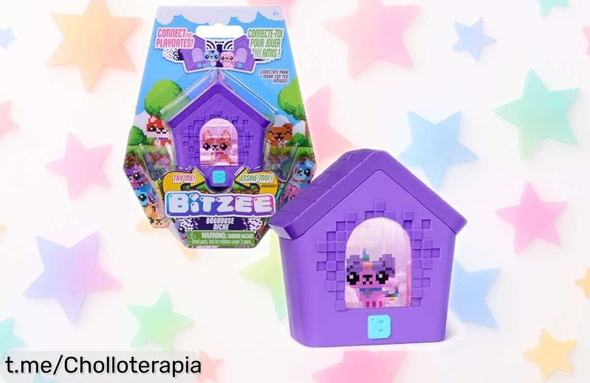 Divertidísima mascota digital Bitzee con 15 cachorros interactivos a precio de ganga, ¡diviértete y alegra el día de los peques antes que se agote!