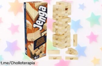 Divertido Jenga de Hasbro con dado digital, ¡un chollo que te hará reír sin parar! Hazlo tuyo antes de que se acabe esta oferta increíble.