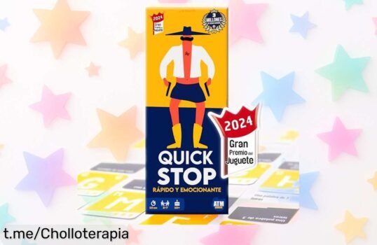 Divertido juegazo Quick Stop versión Gran Premio 2024 a precio regalado, sorprende y ríe con amigos y familia ¡no dejes pasar esta oportunidad única!