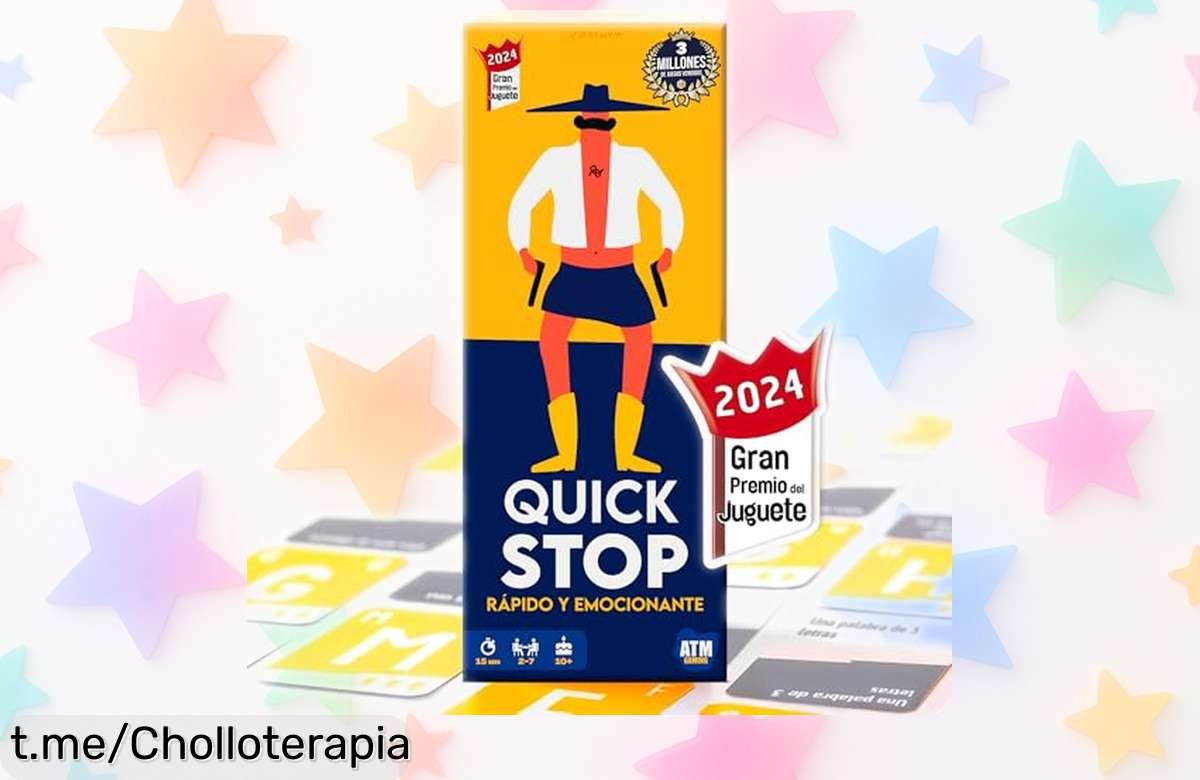 Divertido juegazo Quick Stop versión Gran Premio 2024 a precio regalado, sorprende y ríe con amigos y familia ¡no dejes pasar esta oportunidad única!