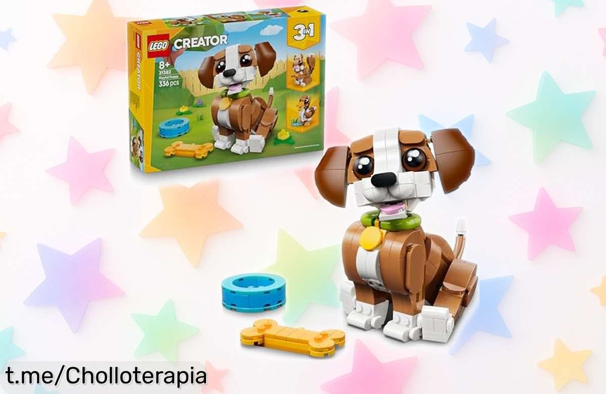 Diviértete a lo grande con el LEGO Creator 3en1, tres animalitos para montar y una imaginación sin límites; ¡aprovecha este precio rebajado que volará muy pronto!