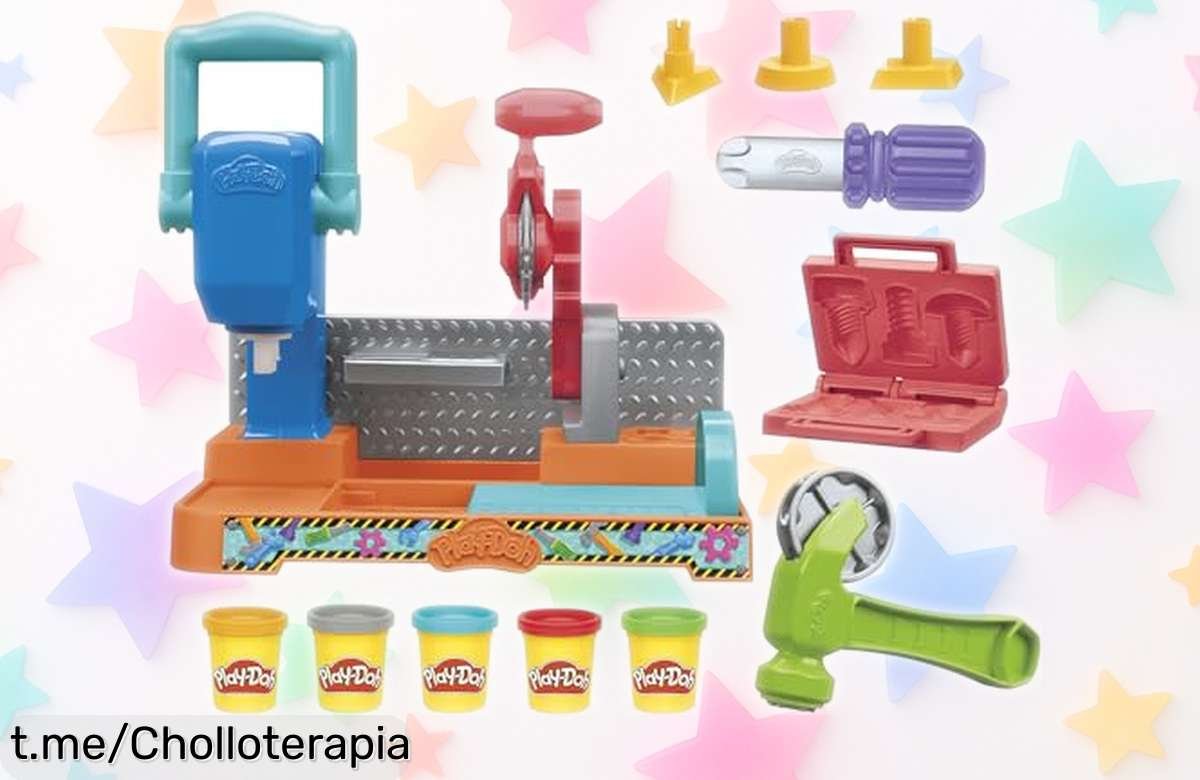 Diviértete creando con el set de plastilina PlayDoh y herramientas, un planazo creativo que está de locura para tus peques ¡No dejar escapar esta oferta increíble!