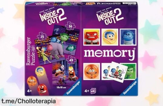 Diviértete en familia con el pack Memory y Puzzle Disney Inside Out de Ravensburger, ¡una oferta inesperada que hará volar tu imaginación!