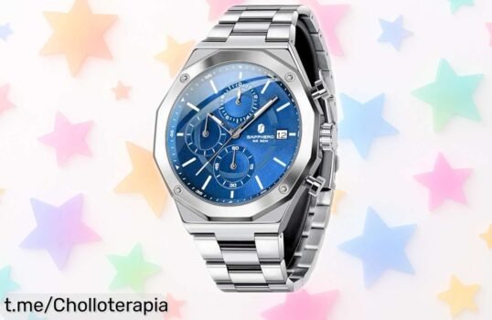 Elegante y resistente reloj de pulsera BENYAR para hombre, ¡precio loco que no podrás dejar pasar! Dale estilo a tus días con este chollazo antes de que se agote.