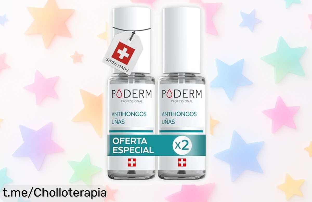 Eliminación rápida de hongos en uñas con pack PODERM, hecho en Suiza a un precio increíble que no podrás dejar escapar ¡Descubre la fuerza y salud para tus uñas ahora!