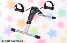Entrenador de ciclismo plegable Mtlavishness con pantalla LED a un precio que no puedes perder: ¡entrena en casa y siente la emoción de mejorar tus piernas ahora mismo!