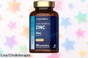 Esencial Zinc en comprimidos Horbaach: ¡un año de salud que cuida tus defensas, piel, pelo y uñas! No te lo pierdas, tu bienestar al mejor precio ahora mismo.