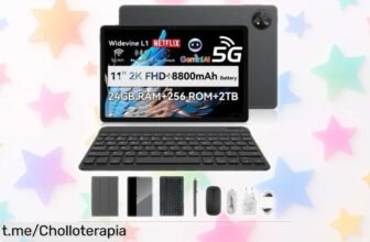 Espectacular Tablet Blackview Zeno 10 5G con 24GB y 256GB a un precio de escándalo: ¡No te quedes sin la tuya, oferta por tiempo limitado que hará felices tus días!