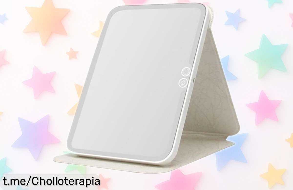 Espejo de maquillaje con 15 luces LED y control táctil, ¡con esta rebaja es como regalarte un toque de glam en tu rutina! Hazlo tuyo antes que se acabe la oferta.