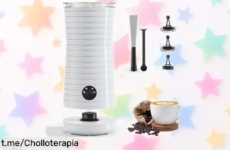 Espumador de leche eléctrico Morpilot 4 en 1, ¡ofertón único que eleva tu café en solo 2 minutos! No te pierdas este precio loco y disfruta de un sabor espectacular hoy mismo.
