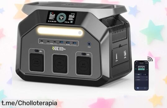 Estación de energía portátil IEE P1800, batería monstruosa que aguanta 4000 cargas ¡llévatela ya y disfruta la potencia en tus aventuras!