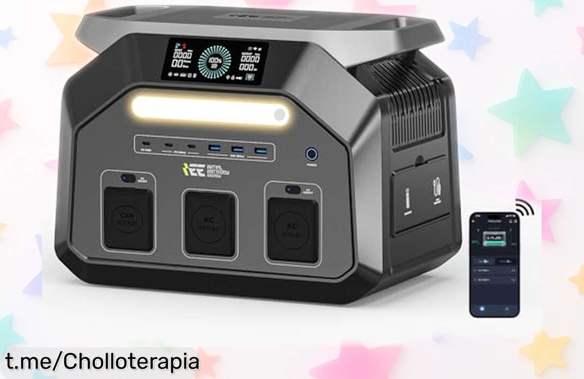 Estación de energía portátil IEE P1800, batería monstruosa que aguanta 4000 cargas ¡llévatela ya y disfruta la potencia en tus aventuras!