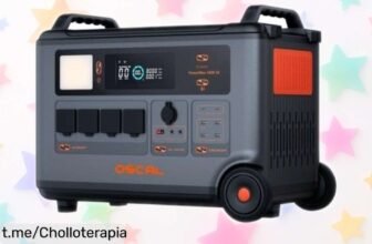 Estación de energía portátil OSCAL PowerMax3600: disfruta del súper chollo con 14 puertos y batería brutal para cargar todo donde quieras. ¡Compra ya y no te quedes sin energía!