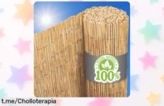 Estera de caña natural Urfence para balcón o jardín, crea tu oasis mediterráneo con intimidad y montaje rápido: ¡aprovecha este precio de ganga antes que se agote!