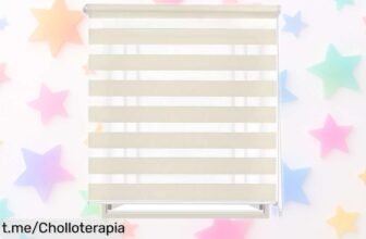 Estor enrollable doble capa M2 Tec: revoluciona tu luz y renueva tus ventanas con este ofertón que no verás en ningún lado, ¡únete al cambio ahora!