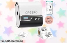 Etiquetadora térmica ORGBRO Z3, el chollo que tu negocio necesita para impresionar y organizar a toda velocidad; no dejes pasar esta oferta única en la vida.