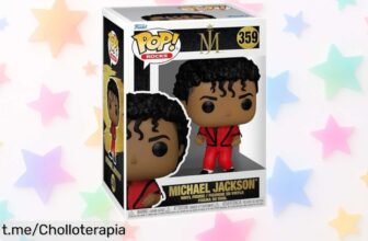 Figura Funko Pop! de Michael Jackson (Thriller) a precio rebajado, ideal para coleccionistas y fans del rey del pop. No te pierdas este regalo único que hará vibrar tu colección.