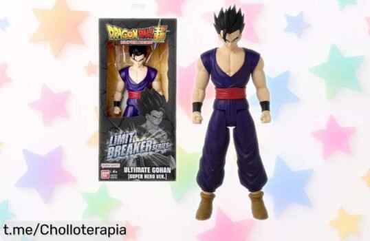 Figura articulada de Gohan de Dragon Ball Super: detalle brutal y manos intercambiables, un chollazo que no puedes dejar pasar si eres fan del anime. ¡Consíguela hoy mismo!