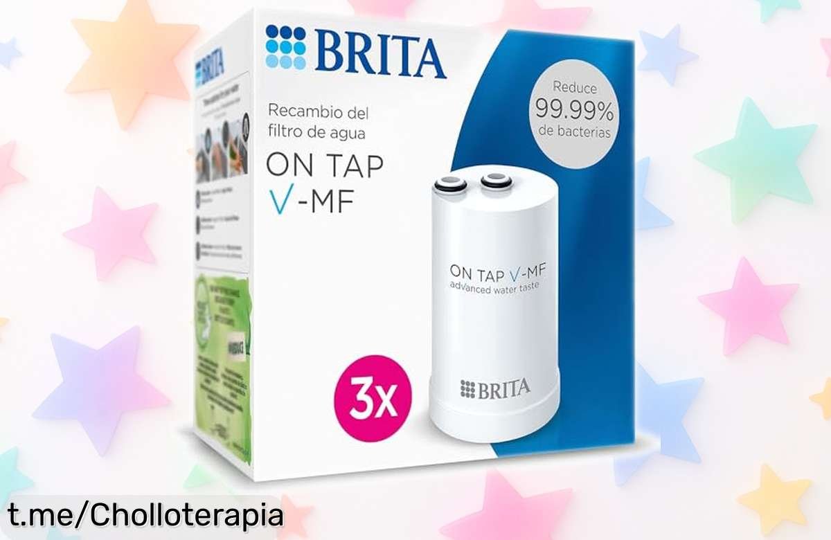 Filtro de agua BRITA ON TAP con cartuchos, ¡elimina bacterias y mejora el sabor al instante! Aprovecha este ofertón que no puedes dejar pasar.
