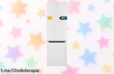 Frigorífico combi Cecotec Bolero con luz LED y control fácil, ¡descuentazo imperdible para renovar tu cocina ya! Aprovecha esta oportunidad de oro antes que se acabe.