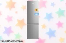 Frigorífico combinado Comfee RCB359IX2, el super chollo que mantiene todo fresco con poco ruido y menos escarcha; ¡no dejes escapar este precio de ganga que te va a enamorar!