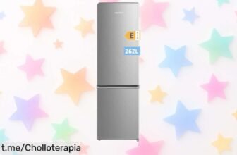 Frigorífico combinado Comfee RCB359IX2, el super chollo que mantiene todo fresco con poco ruido y menos escarcha; ¡no dejes escapar este precio de ganga que te va a enamorar!