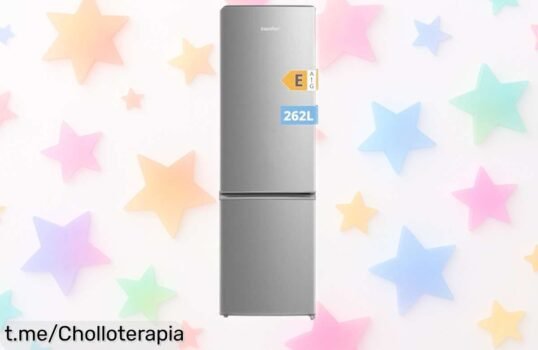 Frigorífico combinado Comfee RCB359IX2, el super chollo que mantiene todo fresco con poco ruido y menos escarcha; ¡no dejes escapar este precio de ganga que te va a enamorar!