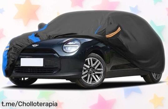 Funda para coche que protege de polvo y lluvia, con correas fuertes y tiras reflectantes a un precio tan bajo que no podrás dejarlo pasar. ¡Actúa ya antes de quedarte sin la tuya!