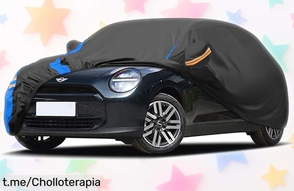 Funda para coche que protege de polvo y lluvia, con correas fuertes y tiras reflectantes a un precio tan bajo que no podrás dejarlo pasar. ¡Actúa ya antes de quedarte sin la tuya!