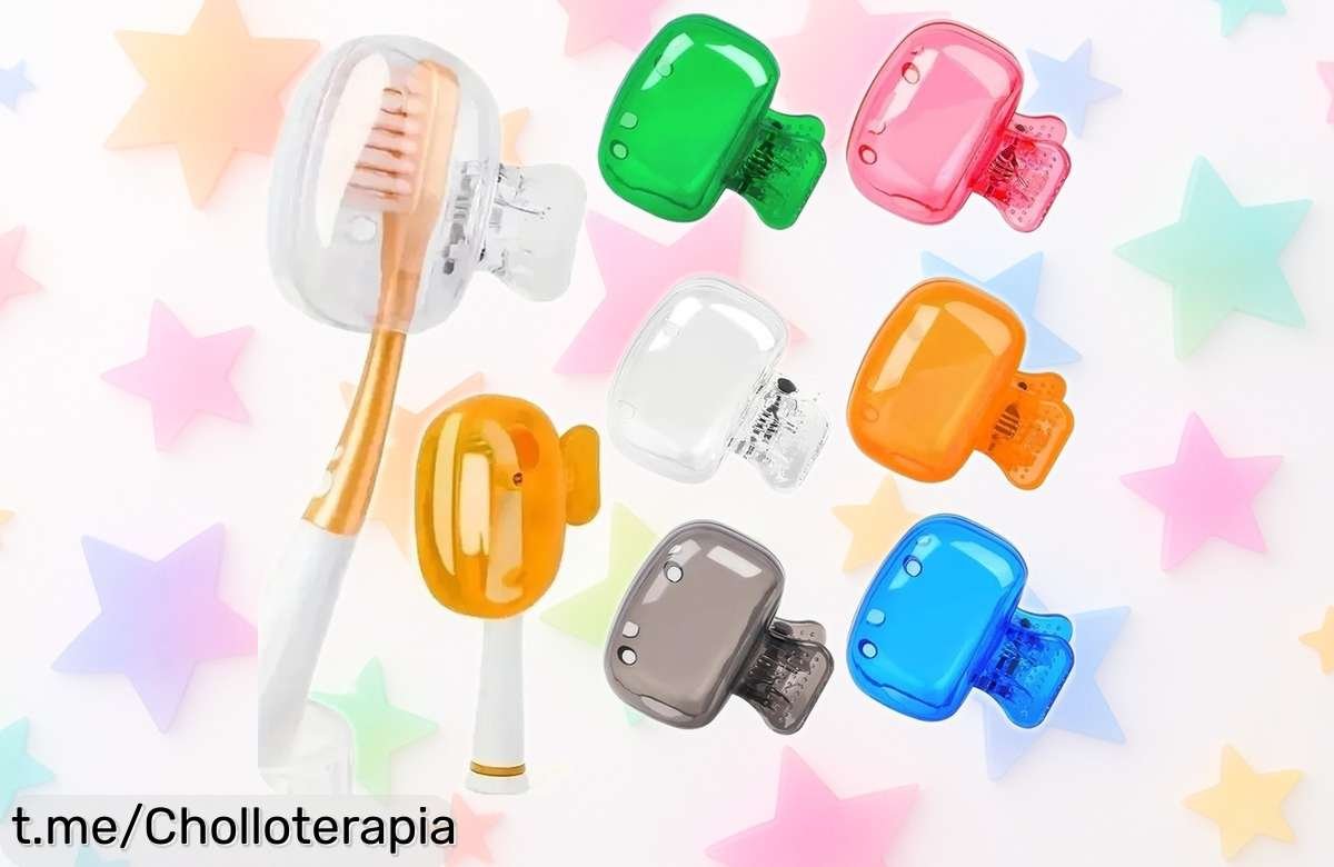 Fundas protectoras para cabezales de cepillo eléctrico: ¡pack de 2 unidades al mejor precio loco del mercado! Lleva la limpieza contigo y transforma tu viaje en un placer.