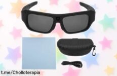 Gafas de sol con cámara Full HD 2K, ¡la oferta que tus aventuras estaban esperando! Graba sin manos y aprovecha este súper chollo antes de que se agote.