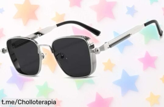 Gafas de sol retro steampunk Megavow a precio loco, estilo y protección UV400 que debes lucir ya; ¡no te quedes sin el tuyo y sorpréndete al salir!