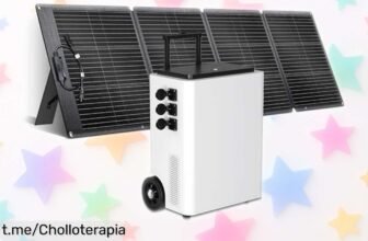 Generador solar portátil CTOLITY AP5000: extra energía para tus aventuras y cortes de luz a un precio imbatible que no querrás dejar escapar. Aprovecha ahora este ofertón único.